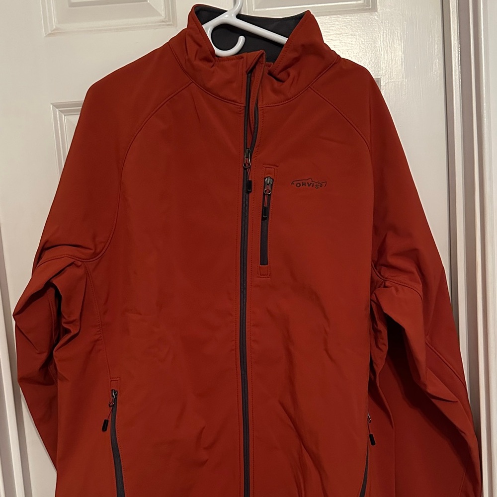 Orvis Men's Burnt Orange Performance Jacket